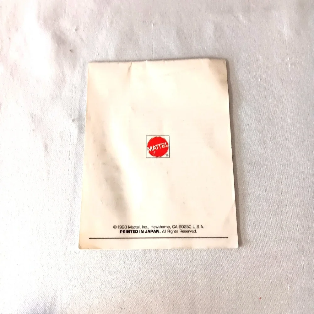 Mattel Super Glove Ball NES Manual NES-5L-USA Game Guide 1990 Vintage Nintendo‎